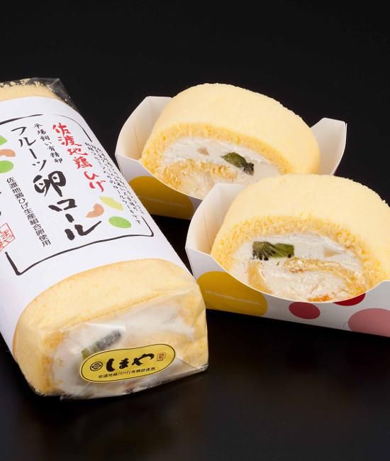 地鶏卵の フルーツロールケーキ 佐渡のだんご屋さん しまや 公式サイト 地鶏卵の フルーツロールケーキ 佐渡のだんご屋さん しまや 公式サイト