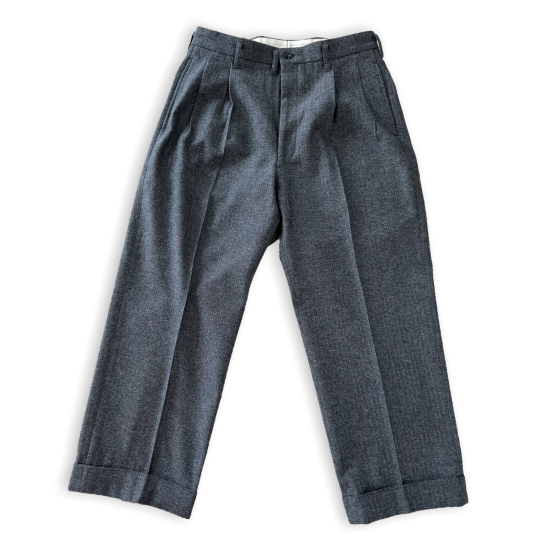 THE GROOVIN HIGH 1940s Style Trousers Brown &Gray - rocket57 THE GROOVIN HIGH 1940s Style Trousers Brown &Gray - rocket57