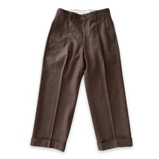 THE GROOVIN HIGH 1940s Style Trousers Brown &Gray - rocket57 THE GROOVIN HIGH 1940s Style Trousers Brown &Gray - rocket57