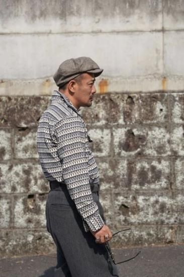 The Goovin High 1950s L/S Corduroy Shirt / Atomic - rocket57