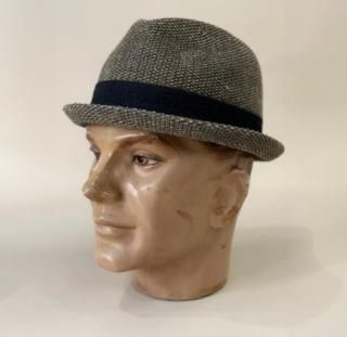The GROOVIN HIGH 1940's Style Newsboy Cap Silk Wool GRAY