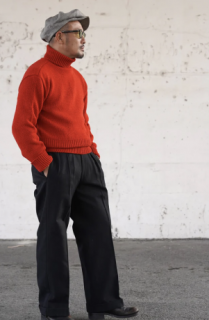 <img class='new_mark_img1' src='https://img.shop-pro.jp/img/new/icons3.gif' style='border:none;display:inline;margin:0px;padding:0px;width:auto;' />TheGROOVINHIGH Turle neck knit
