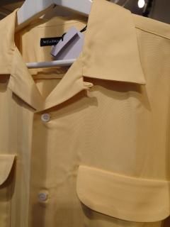 <img class='new_mark_img1' src='https://img.shop-pro.jp/img/new/icons3.gif' style='border:none;display:inline;margin:0px;padding:0px;width:auto;' />Attractions Lot.877 Flap Pocket Rayon Shirt L/S -Yellow-