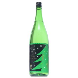 【日本酒】来福 クリスマスラベル 春陽 1.8L　緑ラベルバージョン　※ラベルが赤バージョンもございます。