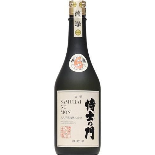 芋焼酎】侍士の門 六年古酒 バーボン樽貯蔵 720ml 化粧箱付き