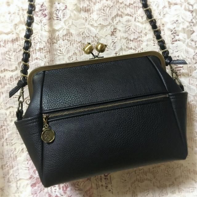がま口ショルダーバッグ - Atelier*jaMts
