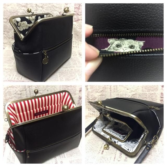 がま口ショルダーバッグ - Atelier*jaMts