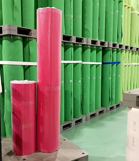 スペースパンチカーペット/レッド/30m巻