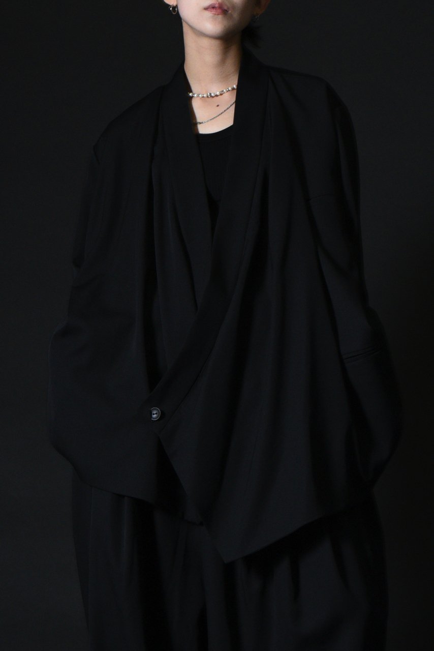 最新な BISHOOL Wool Gabardine KIMONO Coat ai-sp.co.jp