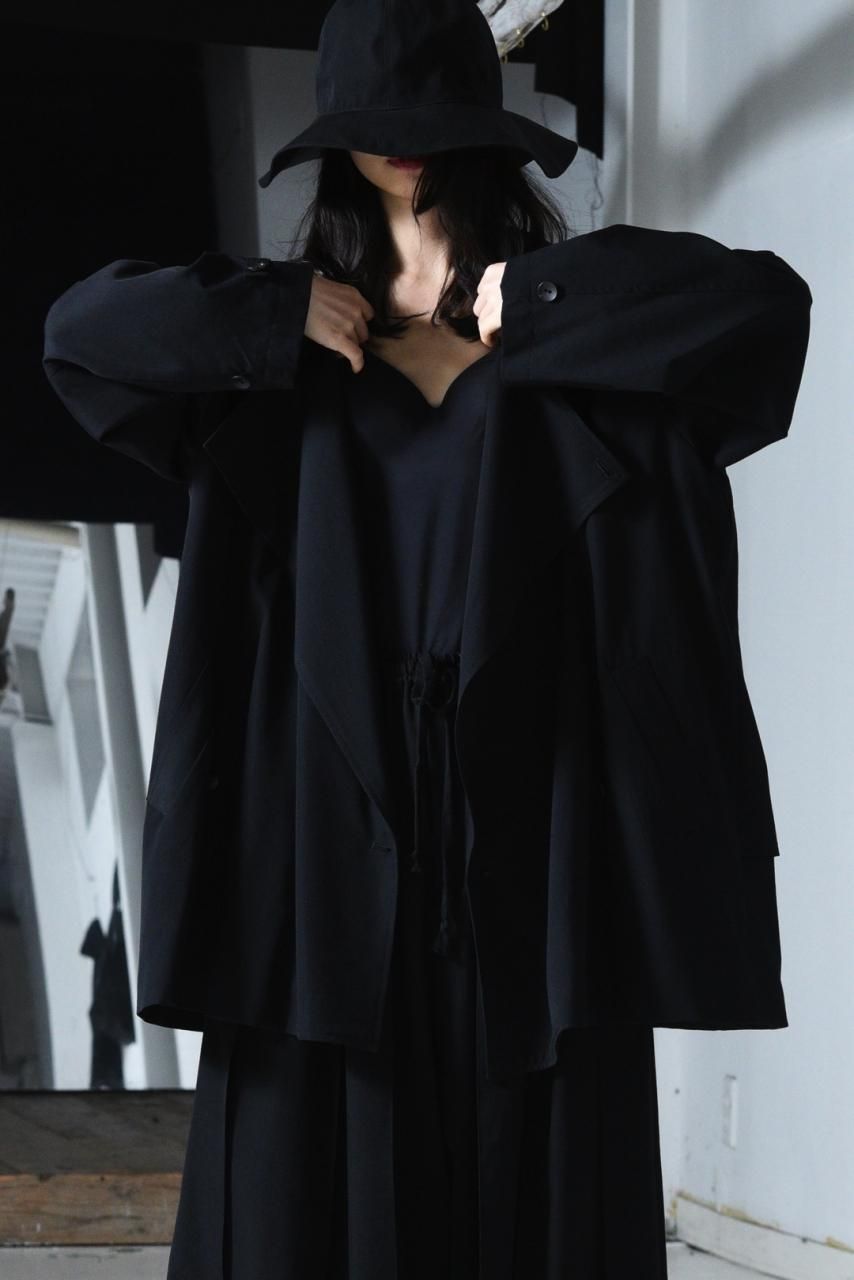 スタイリッシュシンプル BISHOOL ウールギャバジン 着物コート | www