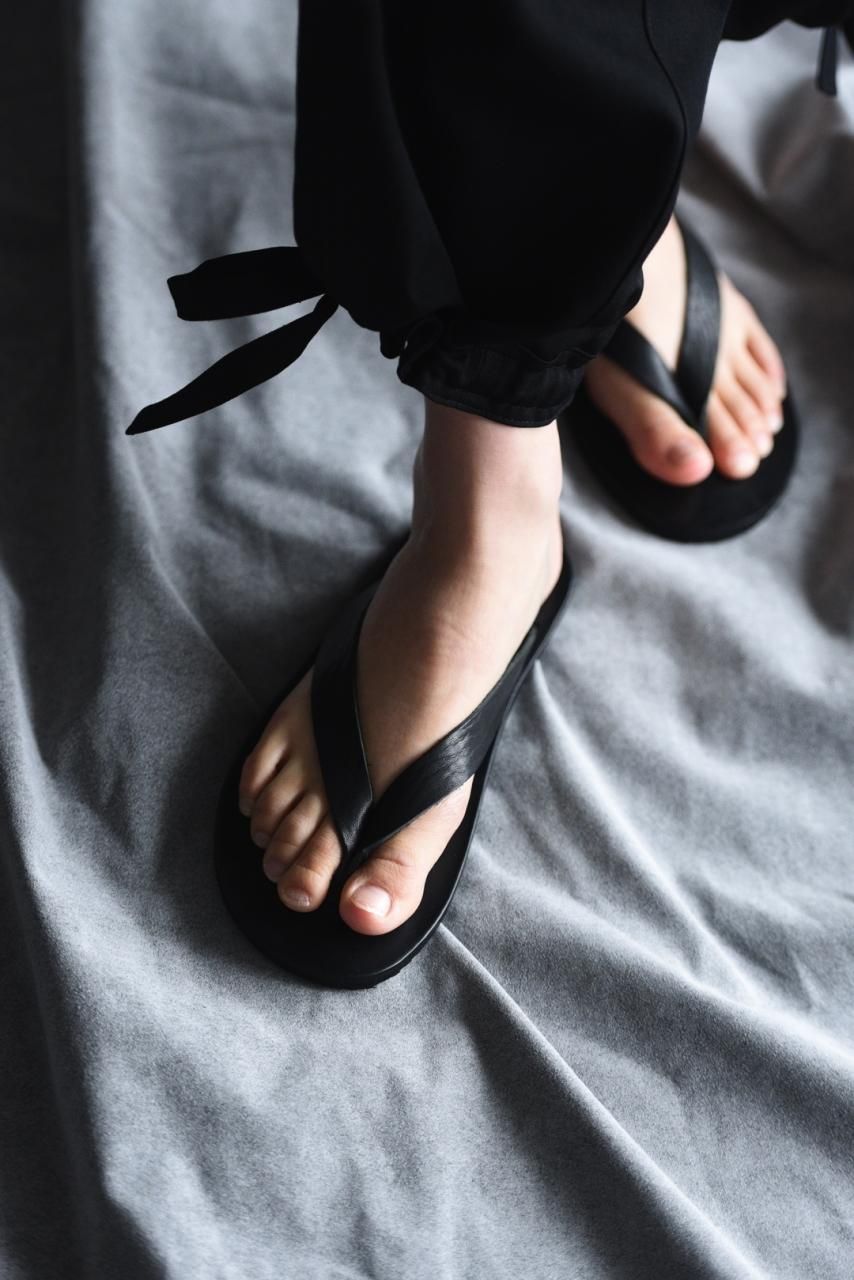 搬入設置サービス付 Bishool Hand Craft Leather Beach Sandal - サンダル