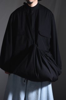 Wool Gabardine Drape Bag