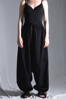 Wool Gabardine Easy Goto-Gi Pants black