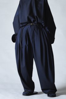 Urban Wool 10 Tuck Pants blackblue