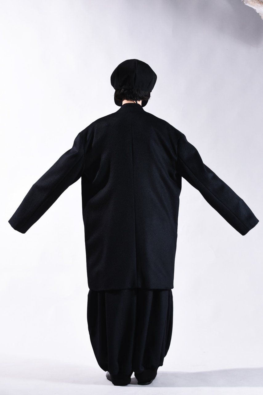 BISHOOL Angola Wool Hood Big Jacket袖丈50cm