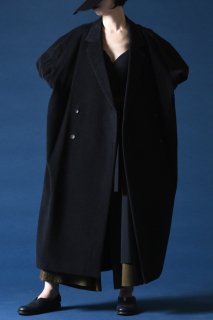 Angora Wool Double Long Coat