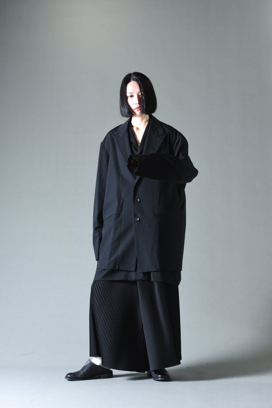 Pleats 袴 Pants - BISHOOL