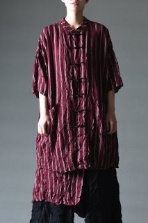 Wrinkled Bishu Rayon Dobby China Big Shirt