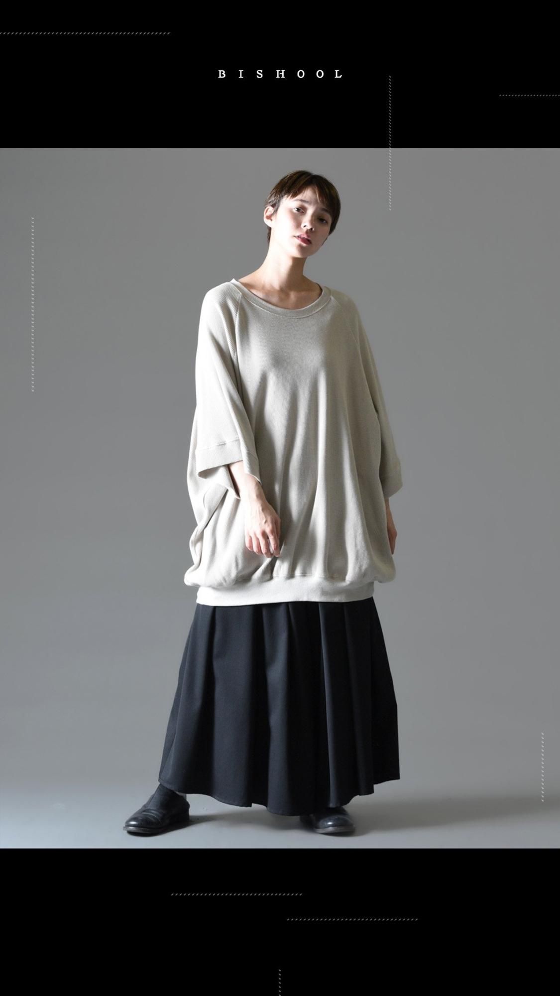 Wool Gabardine 3 Tuck 袴 Pants - BISHOOL Wool Gabardine 3 Tuck 袴 Pants - BISHOOL