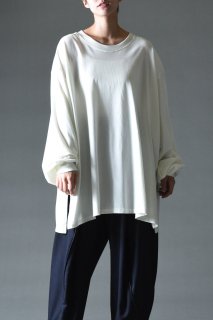 Giza Cotton LS Rib Big-T white