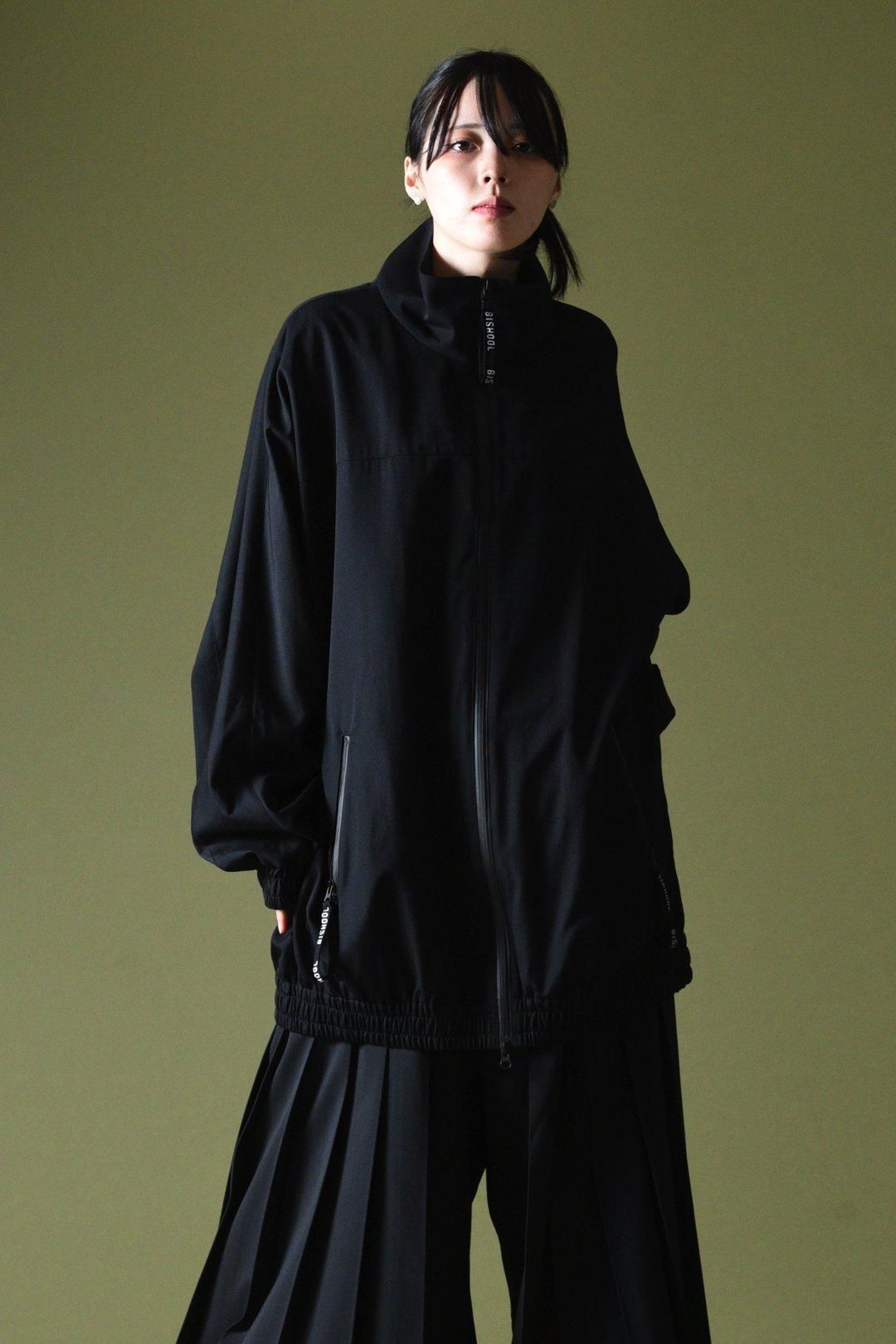 Wool Gabardine Balloon Track Blouson - BISHOOL Wool Gabardine Balloon Track Blouson - BISHOOL