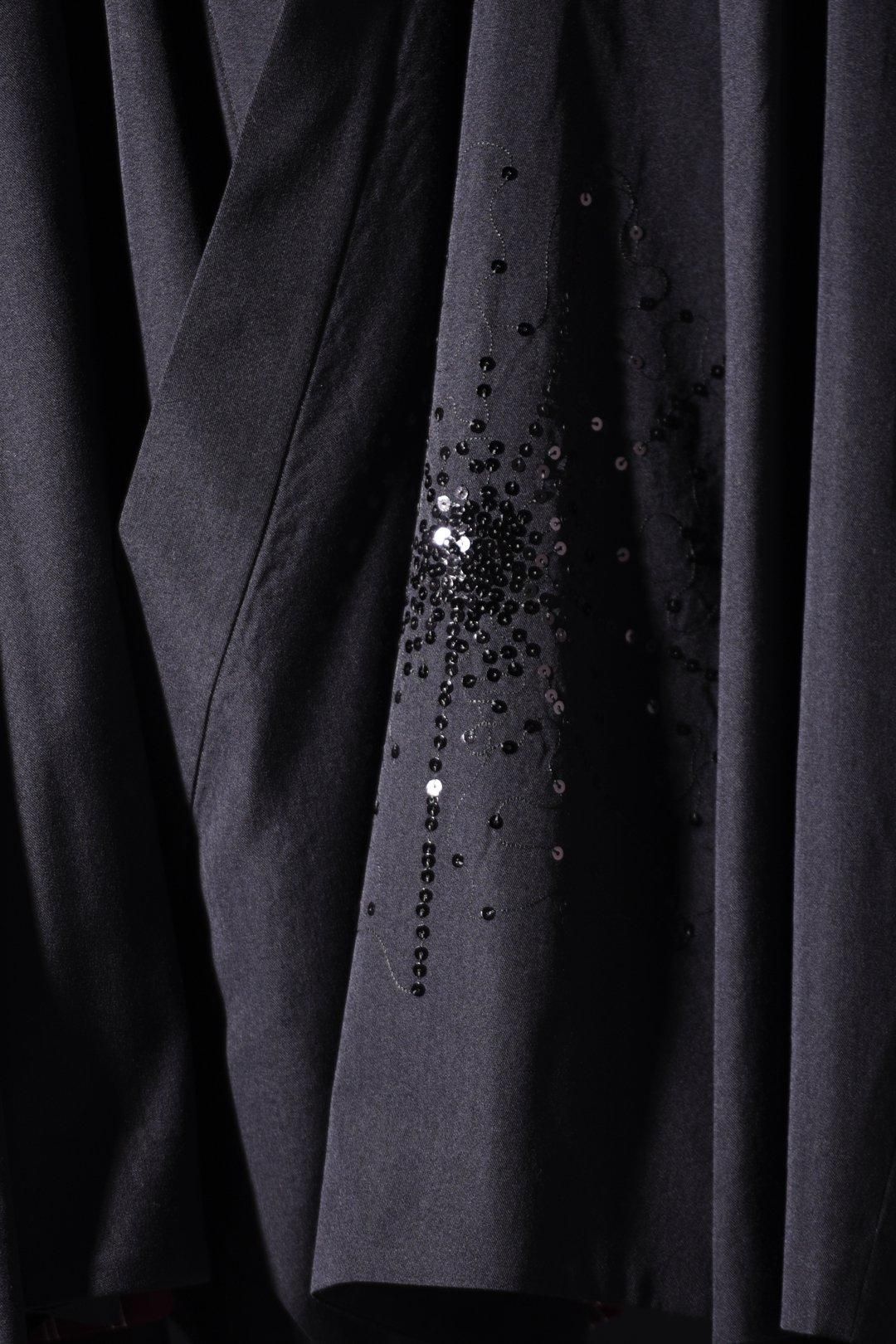 BISHOOL ウールギャバジン 着物 ジャケット 花火