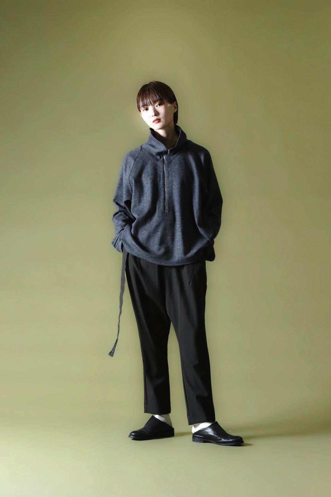 新品、タグ付きWOOL BELTED PANTS EMILIA WICKSTEAD Daffy pleated metallic tweed wide-leg pants | NET