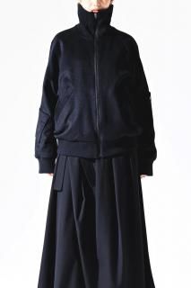 [Edwina Hörl  BISHOOL] Angora Wool High Neck Zip Up Blouson