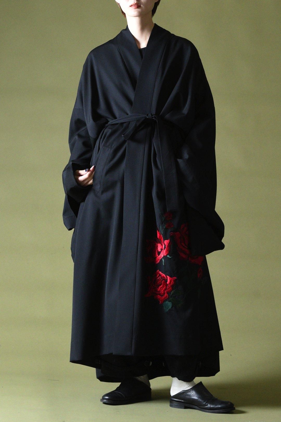 BISHOOL Wool Gabardine KIMONO Coat