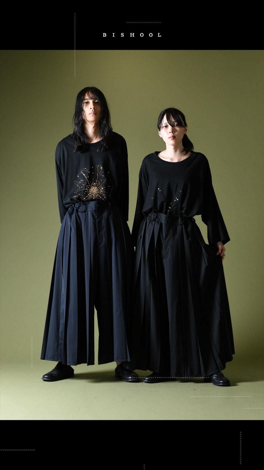 【最終値下げ】BISHOOL プリーツ袴パンツ ビシュール bishool 袴パンツ プリーツ - メルカリ