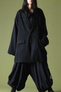 Single Over Jacket ver.Wool Gabardine black