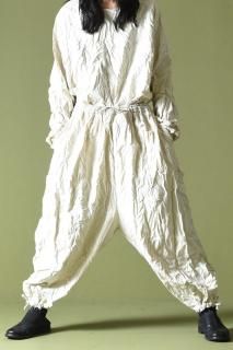 Wrinkled Cut Off Goto-Gi Pants ver.TR Serge ecru