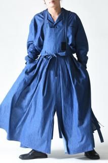 4oz Denim Wrap KIMONO Cloth fade
