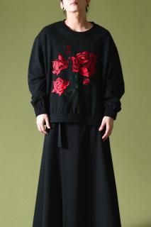 Embroidery Vague Sweat blackred emb
