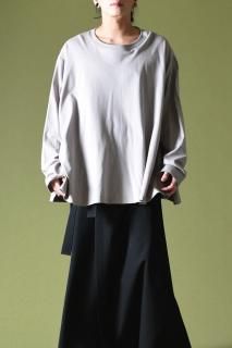 Giza Cotton Drape Long Sleeve greige