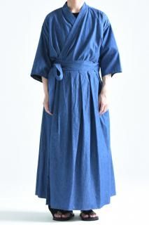 4oz Denim Wrap HAKAMA Cloth fade