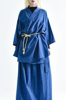 4oz Denim  YUKATA Shirt fade