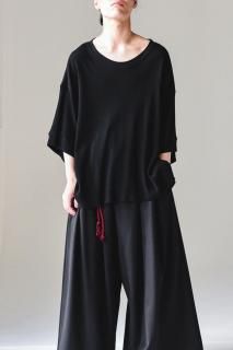 The Classic Knit Sew Waffle black