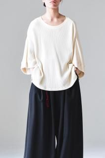The Classic Knit Sew Heavy Waffle off white