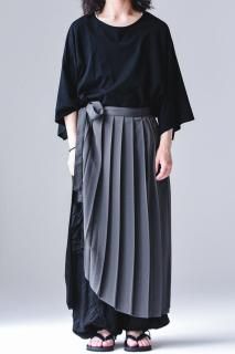 Pleats HAKAMA Cloth gray