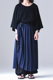 Pleats HAKAMA Cloth navy