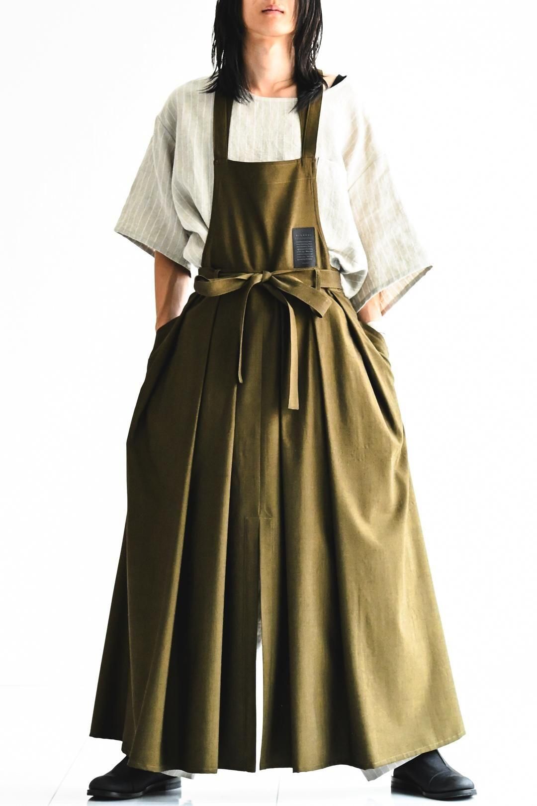 パンツ BISHOOL Wool Gabardine Wrap KIMONO Cloth BISHOOL Wool Gabardine Wrap KIMONO Cloth black - BISHOOL