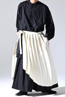 Pleats HAKAMA Cloth white
