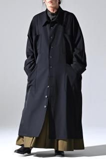 ジャケット・アウター bishool Wool Gabardine 01 Rapel Jacket Wool Gabardine Leather Piping China Jacket - BISHOOL