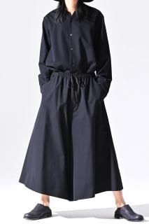 Wool Gabardine Easy  Pants black