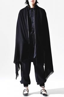 Leather Piping Cashmere Stole