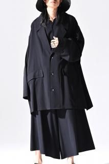 Wool Gabardine Single Over Jacket 