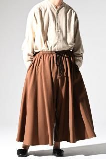 Refine Wool Drape Pants choco