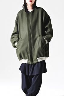 Melton Bomber Jacket green