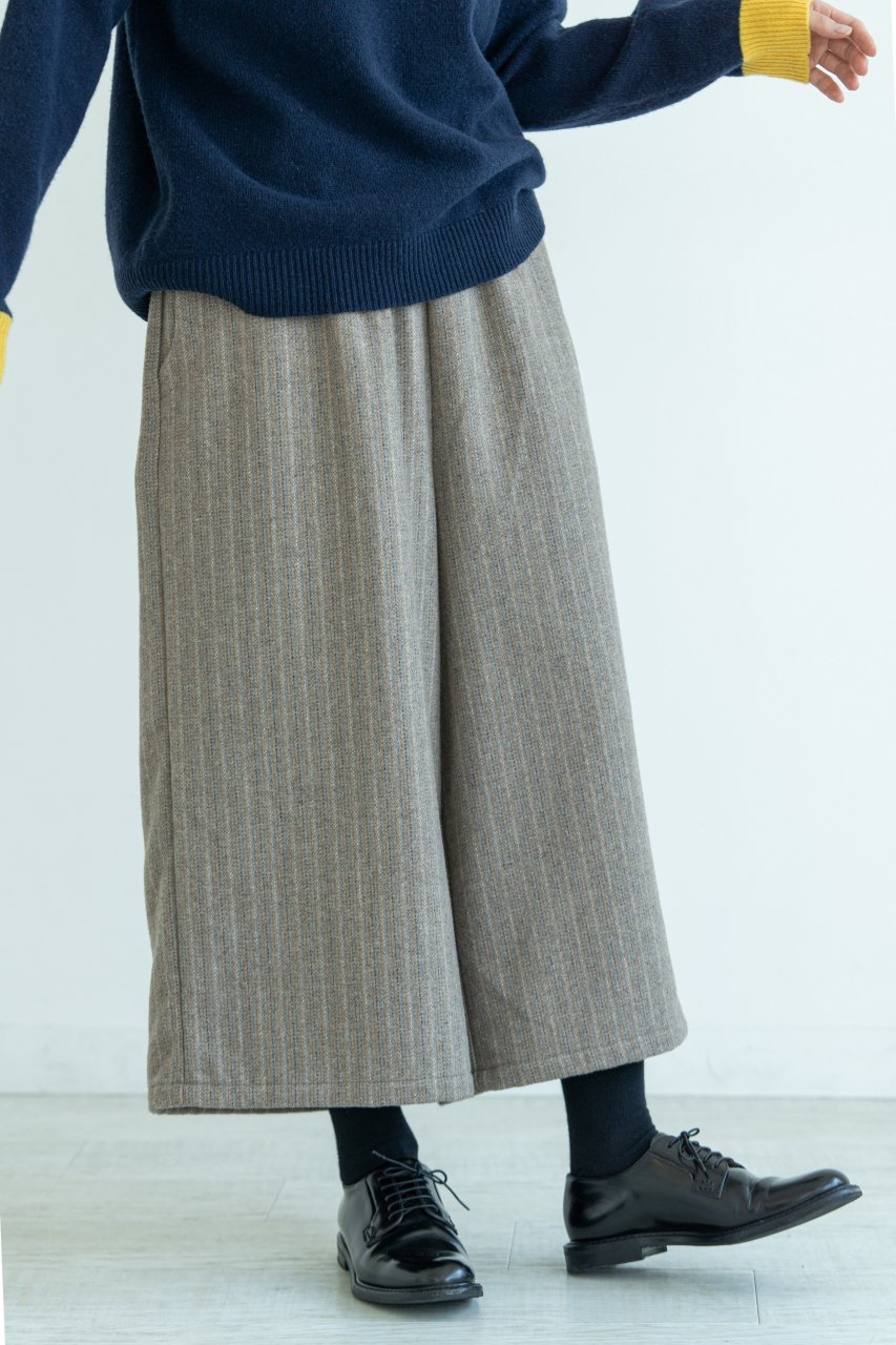 YARRA ノルディック９分丈ワイドパンツ YR-3448 - YARRA/doux bleu